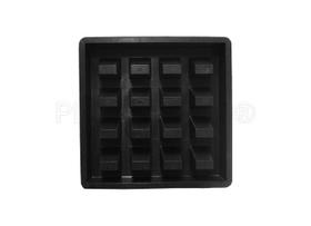 Molde Elemento Vazado 16 Furos 39x39x7 Antichuva Molde Elemento Vazado 16 Furos 39x39x7 Antichuva