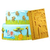 Molde em Silicone Forma Fundo do Mar Safari Selva Animais Marinheiro Barco Ancora Confeiteiro Pasta Americana Chocolate Molde em Silicone Forma Fundo do Mar Safari Selva Animais Marinheiro Barco Ancora Confeiteiro Pasta Americana Chocolate