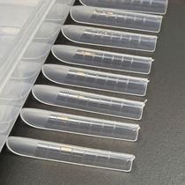 Molde F1 Helen Color Quadrado Longo Fosco Unhas Gel C/120