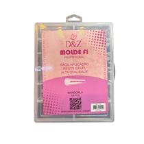 Molde F1 Mardola Fosco Unhas Reutilizável C/120 - D&Z