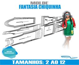 Molde Fantasia Infantil Chiquinha, Modelagem&Diversos, Tamanhos 2 Ao 12 Molde Fantasia Infantil Chiquinha, Modelagem&Diversos, Tamanhos 2 Ao 12