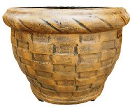 Molde Fazer Vaso Cimento Cesto Redondo Médio Sem Miolo Interno