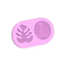 Molde Folha De Dinossauro - Gmezn1269