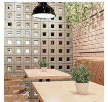 Molde Forma Cobogó Vazado em Abs Furo Quadrado 20x20x3,5cm