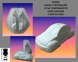 Molde/Forma para Artesanato de gesso Modelo: Carro 21x10x7,5 - Cofre ou Decoração - Barão 3d Formas