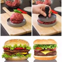 Molde Forma Para Fazer Hambúrguer Caseiro Artesanal Alumínio