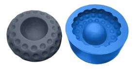 Molde Forma Silicone Gesso Cimento Vela Vaso Baixo Bolinhas Molde Forma Silicone Gesso Cimento Vela Vaso Baixo Bolinhas