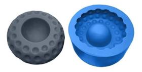 Molde Forma Silicone Gesso Cimento Vela Vaso Baixo Bolinhas Molde Forma Silicone Gesso Cimento Vela Vaso Baixo Bolinhas