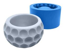 Molde Forma Silicone Gesso Cimento Vela Vaso Bolinhas Molde Forma Silicone Gesso Cimento Vela Vaso Bolinhas