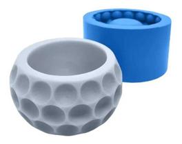 Molde Forma Silicone Gesso Cimento Vela Vaso Bolinhas Molde Forma Silicone Gesso Cimento Vela Vaso Bolinhas
