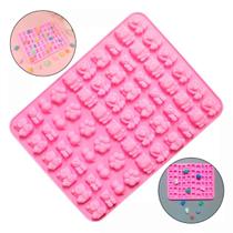 Molde Forma Silicone Planeta Animal 60 Cavidades Doce Bala