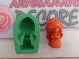 Molde Forma Silicone Sabonete Anjo Querubim - Unifacial