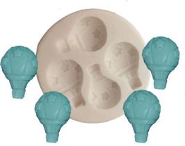 Molde Forma Silicone Sabonete Balão 4 Cavidades