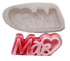 Molde Forma Silicone Sabonete Mãe Coração