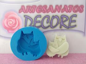 Molde Forma Silicone Sabonete Mãe Coruja