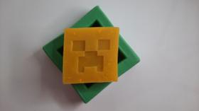 Molde Forma Silicone Sabonete Steve Minecraft