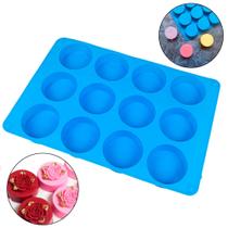 Molde Forma Silicone Sabonetes Doces Artesanal 12 Cavidades
