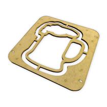 Molde Guia Fabricação Petisqueira Caneca Chopp Tupia Madeira Molde Guia Fabricação Petisqueira Caneca Chopp Tupia Madeira