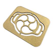 Molde Guia Fabricação Petisqueira Redondas Alça Tupia