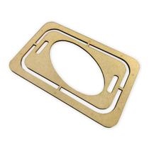 Molde Guia Fabricação Petisqueira Retangular Oval Tupia