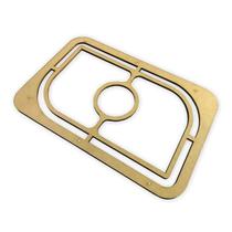 Molde Guia Fabricação Petisqueira Retangular Três Divisões Molde Guia Fabricação Petisqueira Retangular Três Divisões