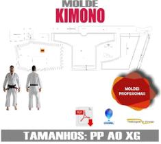 Molde Kimono Infantil E Adulto, Modelagem e Diversos, Tamanhos P ao XG e 2 ao 16