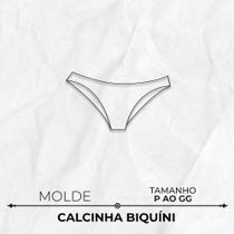 Molde lingerie calcinha biquíni tamanho P ao GG by Marlene Mukai Molde lingerie calcinha biquíni tamanho P ao GG by Marlene Mukai