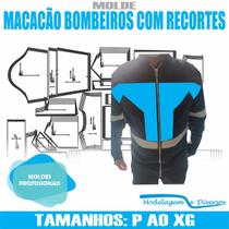 Molde macacão bombeiros, modelagem&diversos, p-xg, correios