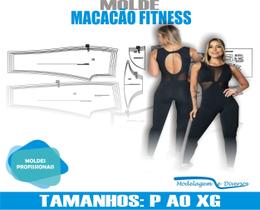 Molde Macacão Fitness, Modelagem&Diversos, Tamanhos P Ao Xg