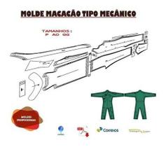 Molde Macacão Mecanico Piloto Envio Por Correios Até Tam 68