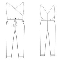 Molde macacão transpassado PP ao EXG by Maísa Rasche