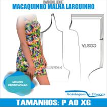 Molde Macaquinho Malha Larguinho, Modelagem&Diversos, Tamanhos P ao XG