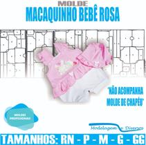 Molde macaquinho rosa, modelagem&diversos, rn-gg, correios Molde macaquinho rosa, modelagem&diversos, rn-gg, correios