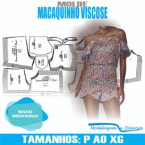 Molde macaquinho viscose, modelagem&diversos, p-xg, correios