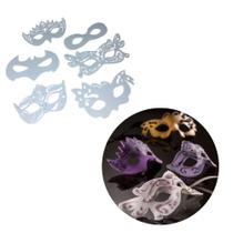 Molde Máscara Carnaval Chocolate Doce 7 Peças Martellato