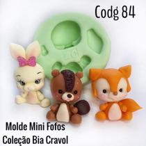 Molde Mini Fofos cod 84 - Apliques coleção Bia Cravol