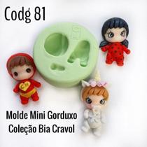 Molde Mini Gorduxo cod 81 - Apliques coleção Bia Cravol