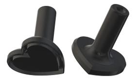 Molde Modelador Esfiha Aberta Formato De Coração 11 Cm Preto Molde Modelador Esfiha Aberta Formato De Coração 11 Cm Preto