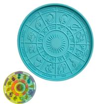 Molde para copos de resina de silicone Smays Constellation Zodiac Round