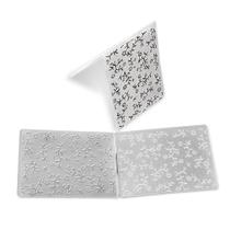 Molde para Embossing Floral Pequeno - Mimo - 10,6 X 15 cm