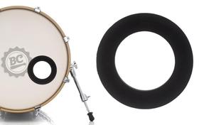 Molde para Furo no Bumbo D-Tuner BD-Ring Black com 5 proteja e decore o furo do bumbo Molde para Furo no Bumbo D-Tuner BD-Ring Black com 5 proteja e decore o furo do bumbo