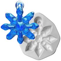 Molde para fusão de vidro Floco de Neve Facetado Rainbow Art Glass 17 cm x 15 cm x 5 cm Molde para fusão de vidro Floco de Neve Facetado Rainbow Art Glass 17 cm x 15 cm x 5 cm