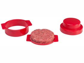 Molde Para Hambúrguer Recheado Descomplica Vermelho Brinox