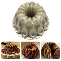 Molde para hornear WBJKZJD Charlotte de aluminio con forma de corona de 23 cm Molde para hornear WBJKZJD Charlotte de aluminio con forma de corona de 23 cm