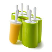 Molde para picolé ZOKU Classic Pop com 6 palitos de fácil liberação Molde para picolé ZOKU Classic Pop com 6 palitos de fácil liberação