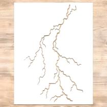Molde para Pintura Raio Reutilizável 22x28 cm 2 un.