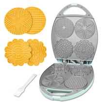 Molde para Pizzelle Baker's Friend Multi Eléctrico 4.5'' 4 Pizzelle