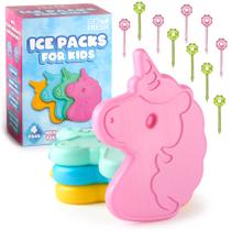 Molde para Preparação de Alimentos GET FRESH Pacotes de Gelo Unicórnio 4 Unidades Molde para Preparação de Alimentos GET FRESH Pacotes de Gelo Unicórnio 4 Unidades