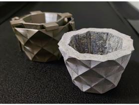 Molde para vaso de concreto modelo Geometric Pot