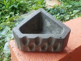 Molde para vaso de concreto modelo Triangle Molde para vaso de concreto modelo Triangle